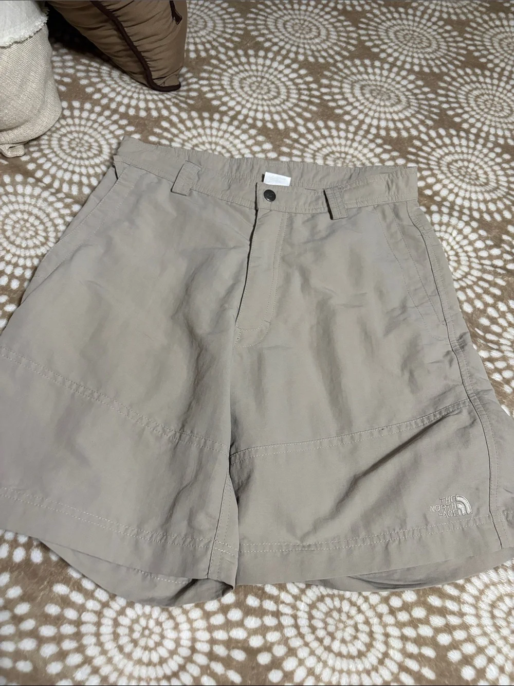 The North Face Men's Taupe Outdoor Performance Shorts